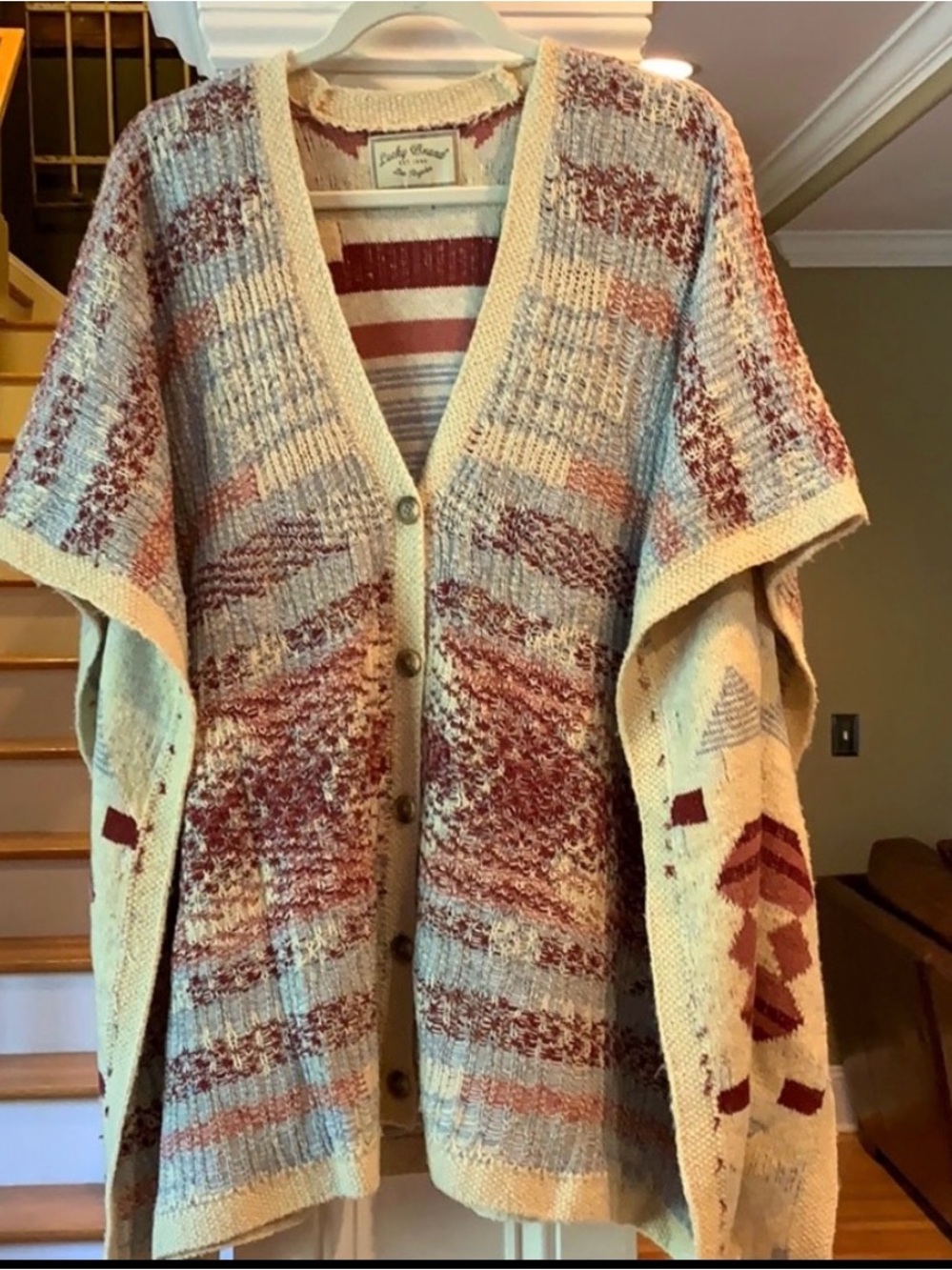 Lucky Brand poncho sweater